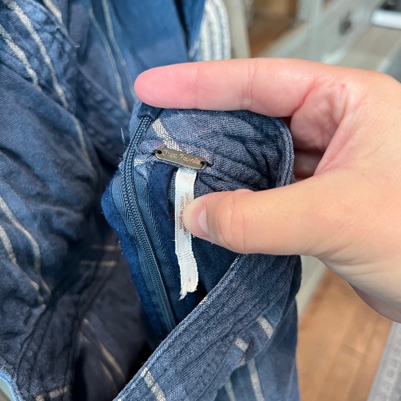 Free People women’s linen blend Moonlight Mile Jumper size 4 - Picture 5 of 15